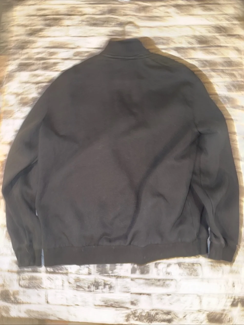 Calvin Klein Fleece Jacket Mens XL Black Full Zip Pockets - Picture 7 of 7